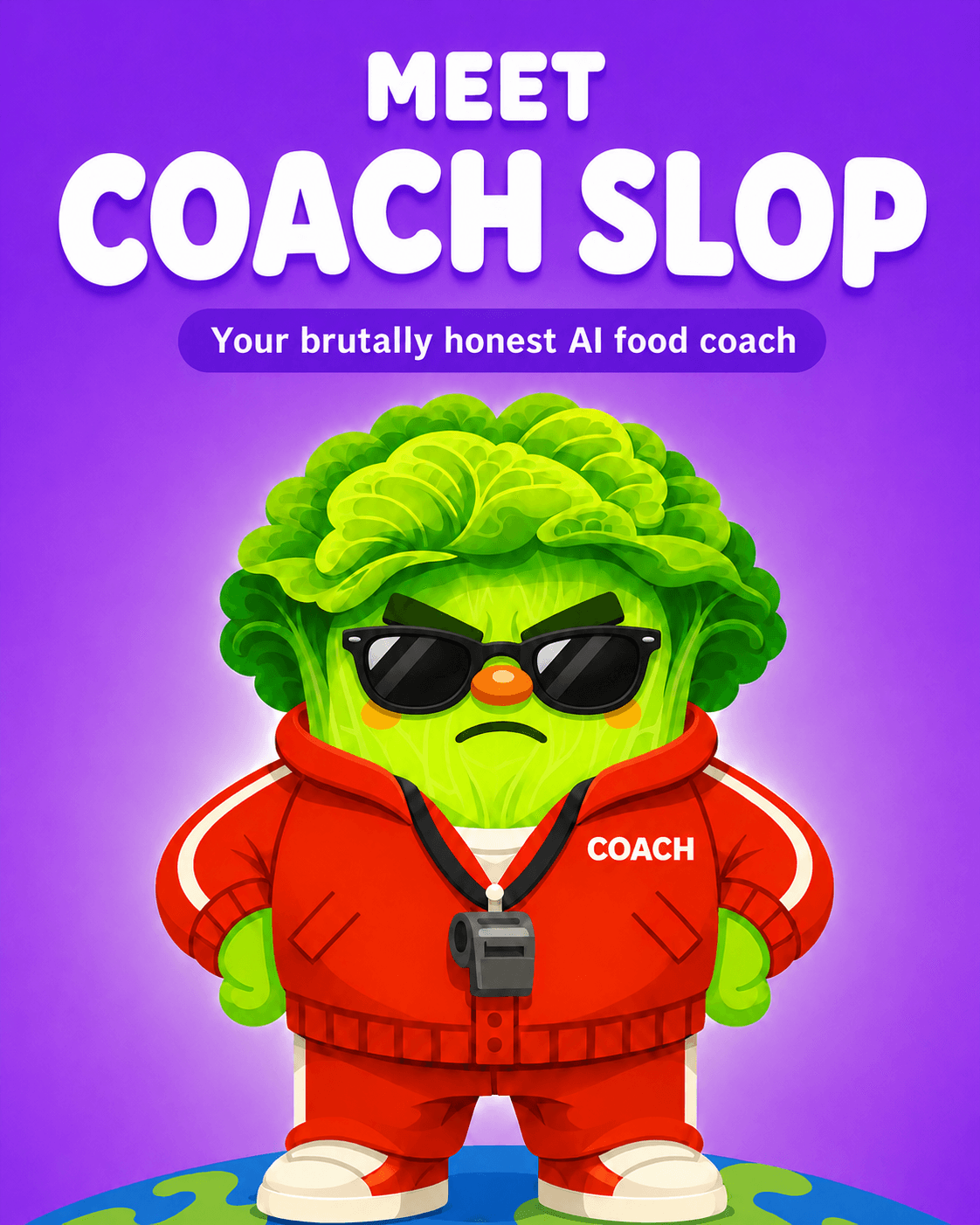 Coach Slop mascot poster